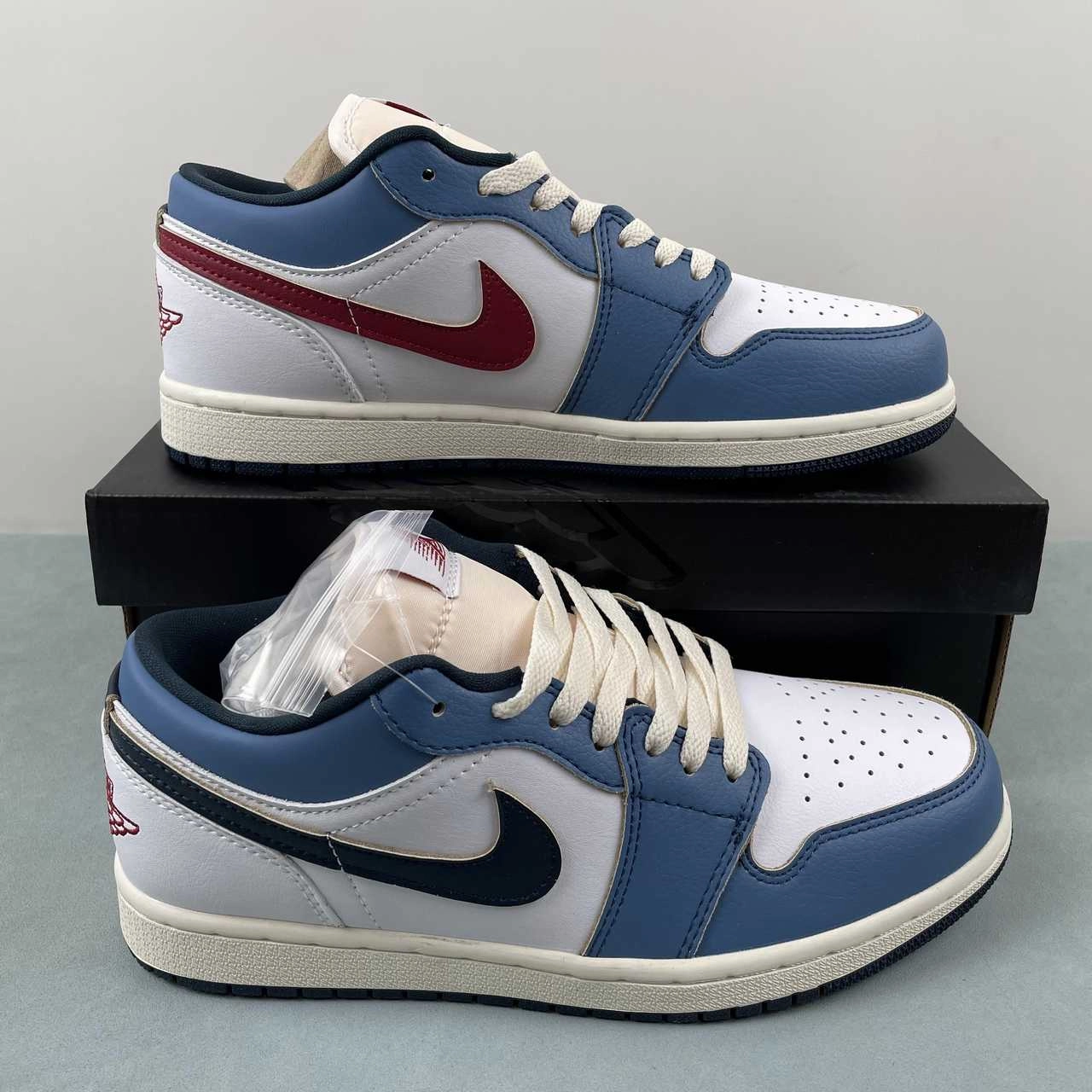 Air Jordan 1 Low SE Armory Navy White Aegean Storm HM3711-144 Good Fit