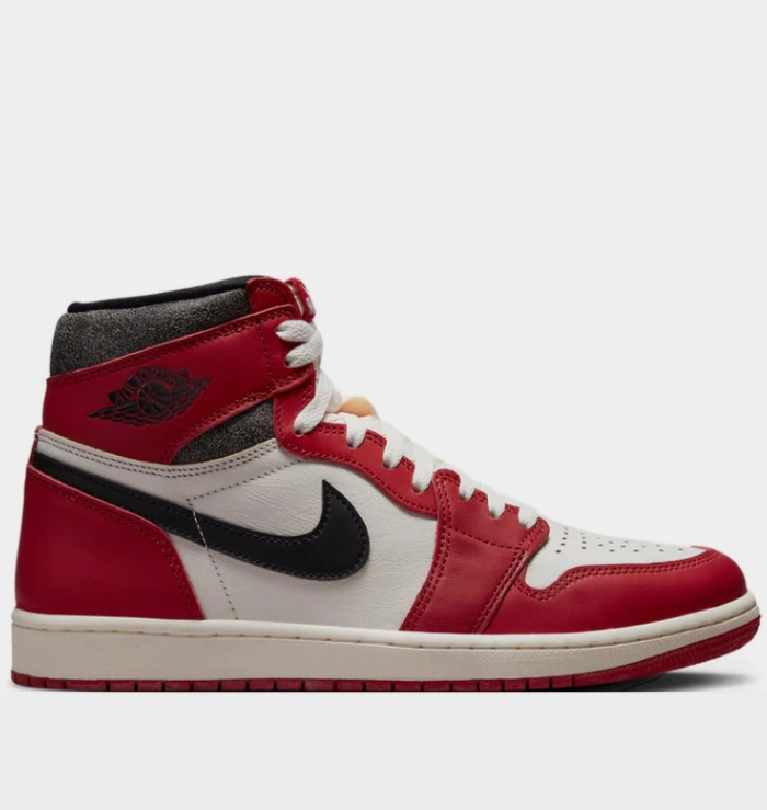 Designer Look Nike Air Jordan 1 Retro High OG Chicago Lost and Found
