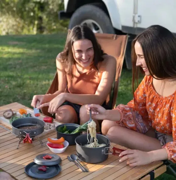 4 in 1 Tableware Camping Set