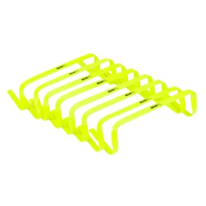 6 Inch Ribbon Hurdles (8 Pack) - Includes Carry Bag