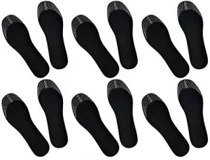 6 Pairs of Wetness and Odor Absorbing Activated Charcoal Shoe Insoles to Naturally Kill Off Smelly Cause by Emerge Therapeutics