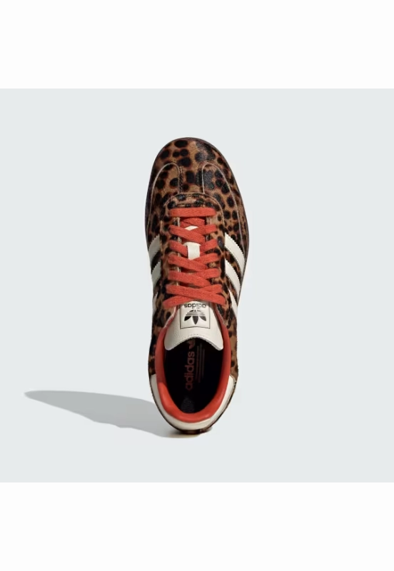 Adidas Samba OG Preloved Red Leopard Karma Sneaks