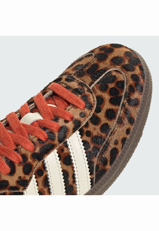 Adidas Samba OG Preloved Red Leopard Karma Sneaks