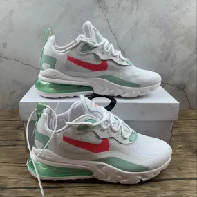 Air Max 270 React White Grass Green-Red on - road shoes Tough Construction