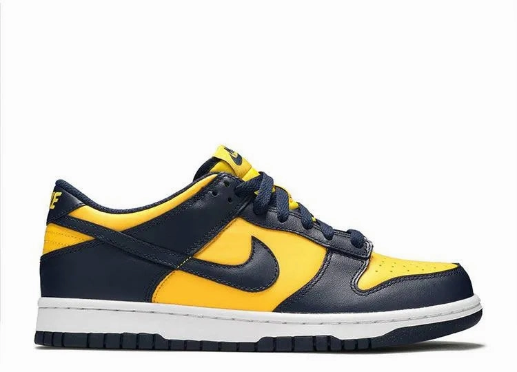 Elasticated Lacing Nike Dunk Low Michigan (GS)