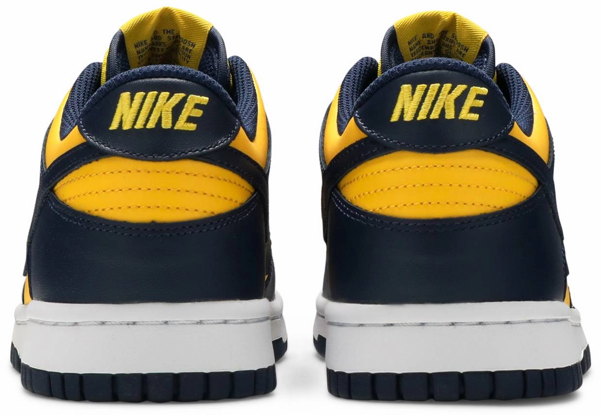 Nike Dunk Low Michigan GS Cross Terrain Reinforced Eyelet Construction