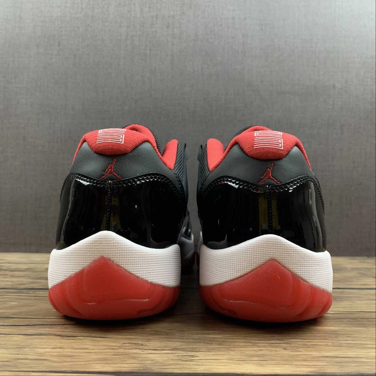 Dynamic response Air Jordan 11 Retro Low Black True Red-White 528895-012