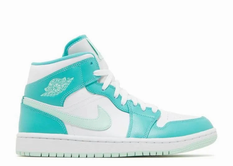 Air Jordan 1 Mid Washed Teal (W) Planet Hike