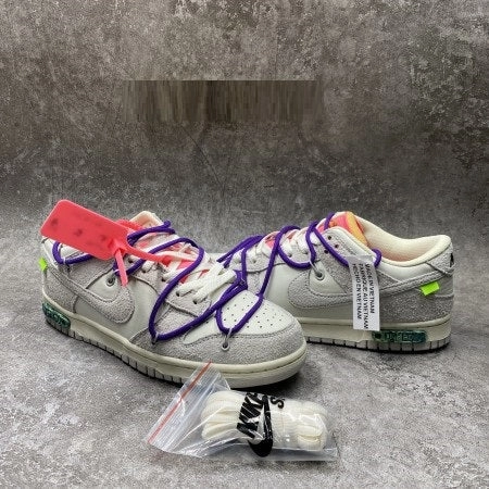 Dunk Low X Off-White 'Lote 15 de 50' DJ0950 101 Classy stability TPR Outsole