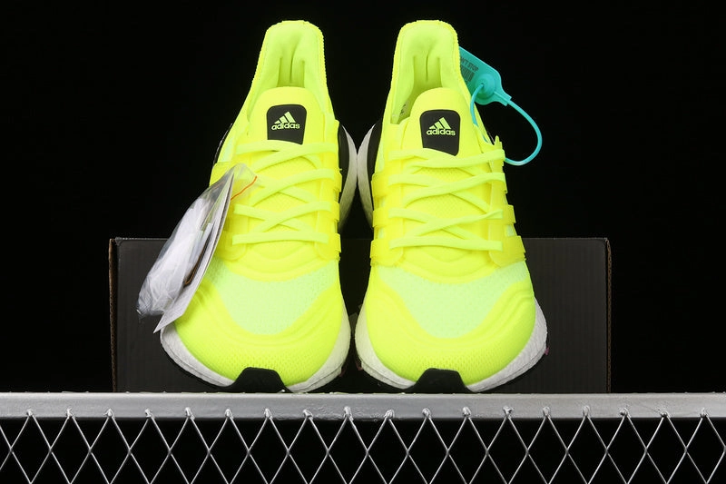 Pace Booster Trail Support Adidas UltraBoost 21 Solar Yellow Pink