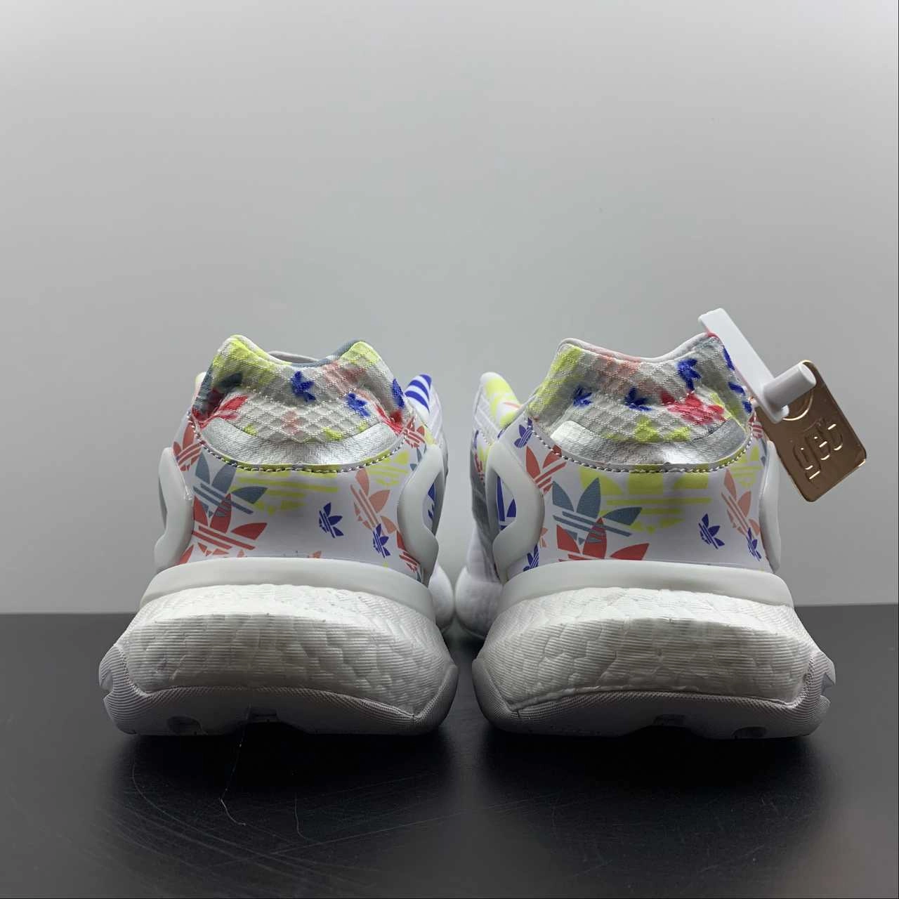 Loose Fit Adidas Day Jogger Boost Navy Blue Cloud White Metallic Silver FX6168