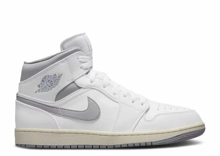Fit Everyday Urban Casual Air Jordan 1 Mid Neutral Grey (GS)