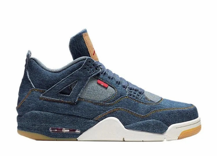Air Jordan 4 Levis Blue Indoor Court Game Ready