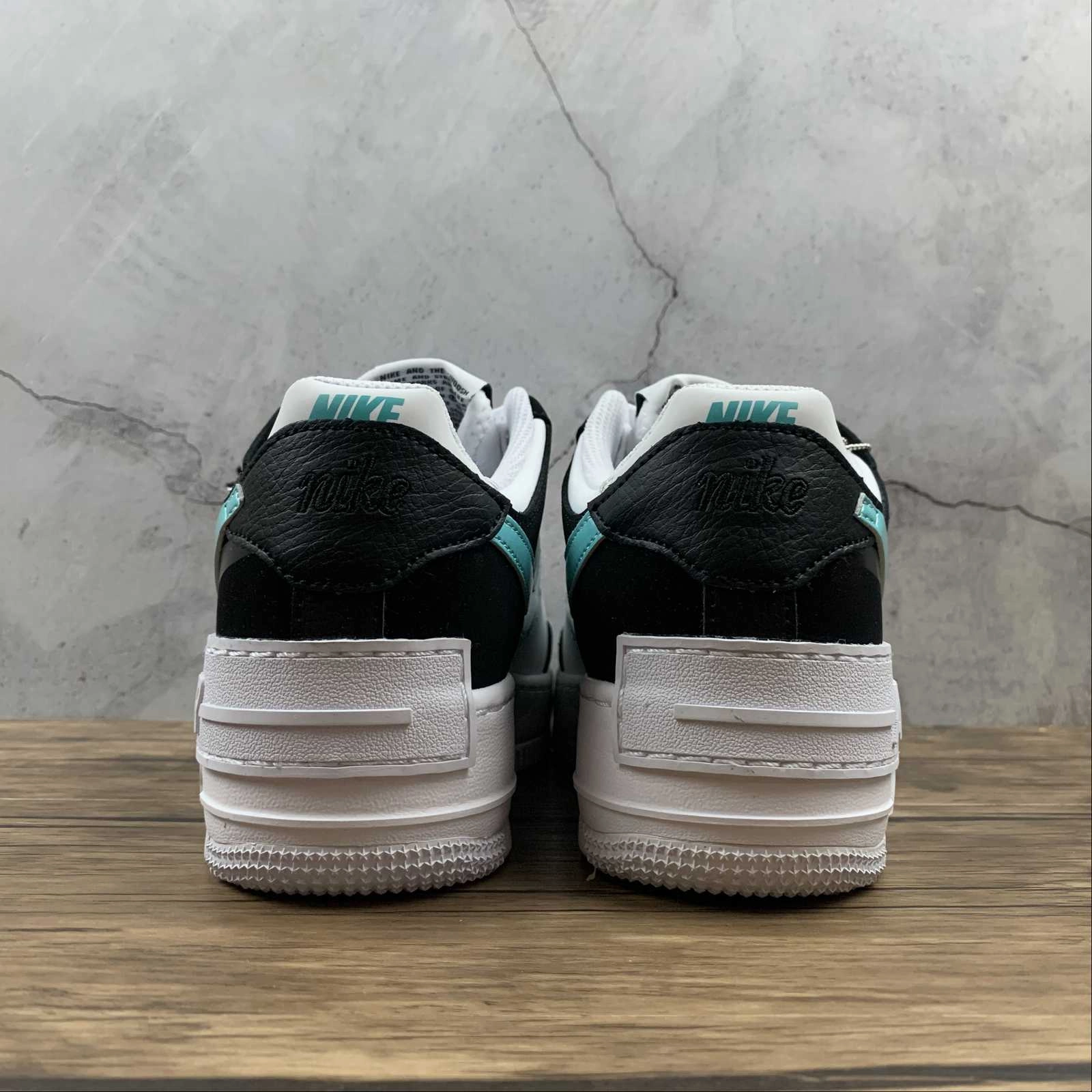 No Breakin Air Force 1 Shadow Aurora White Black Blue CZ7929-100