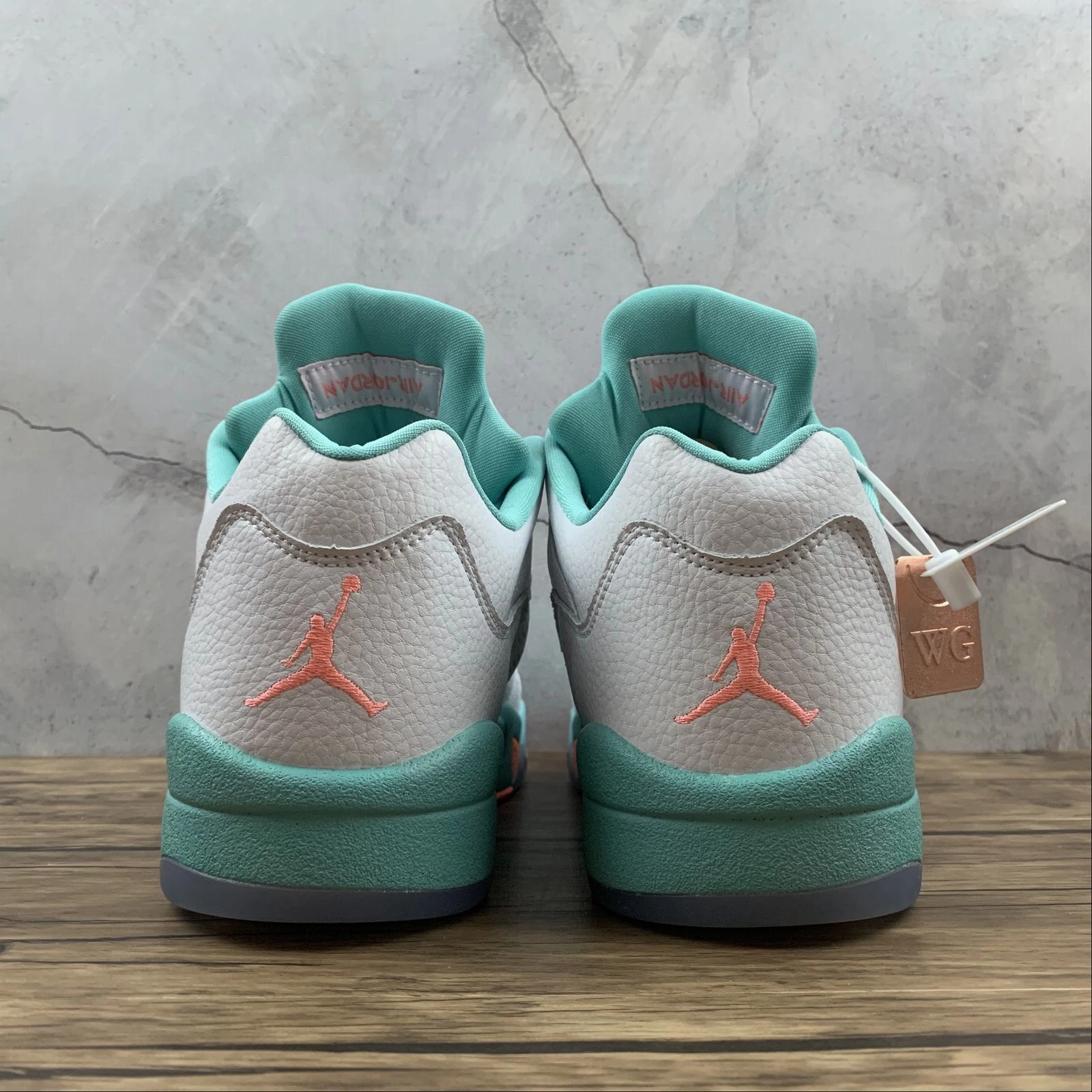 Air Jordan 5 Retro Low Light Aqua 440892-100 Tension Balance Weave Trail Running