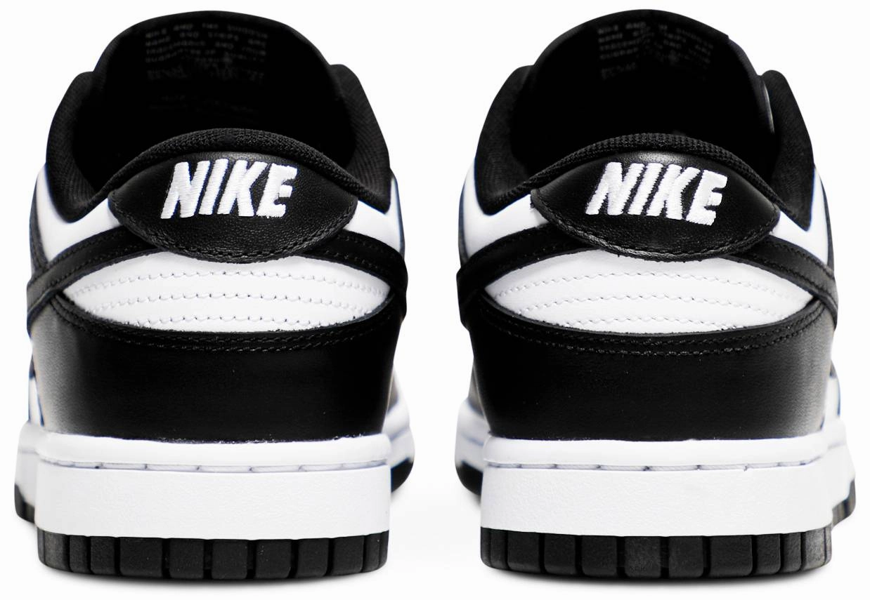 Flat Comfort Durable TPU Nike Dunk Low Black White/Panda