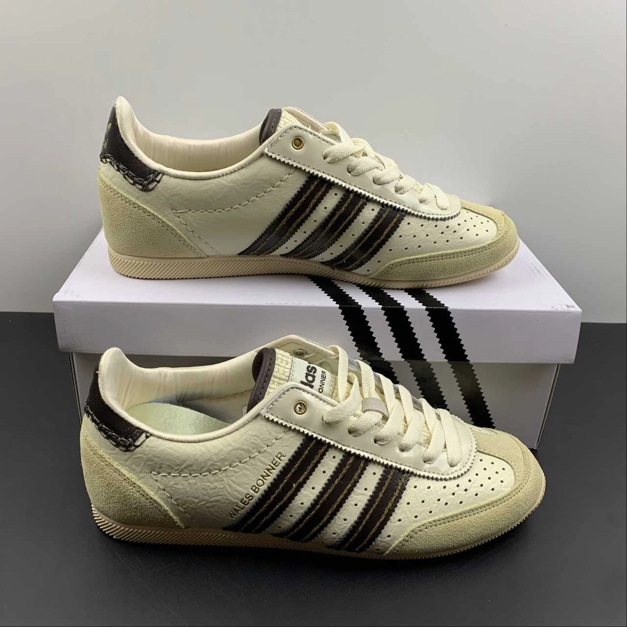 Adidas Wales Bonner Japan White Asyel Brown GY5748 professional runners' shoes option ReinforcedHeel