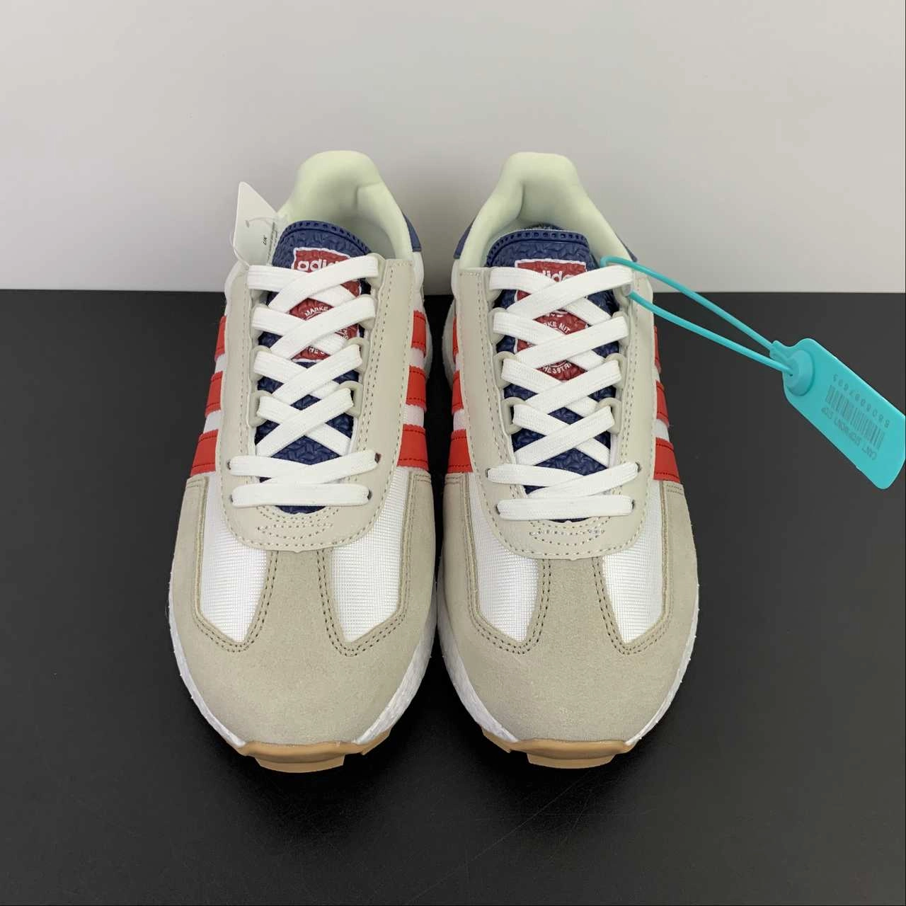 Adidas Retropy E5 Off White Vivid Red Aluminium GW6776 ankle - strap shoes Comfortable Energy Return