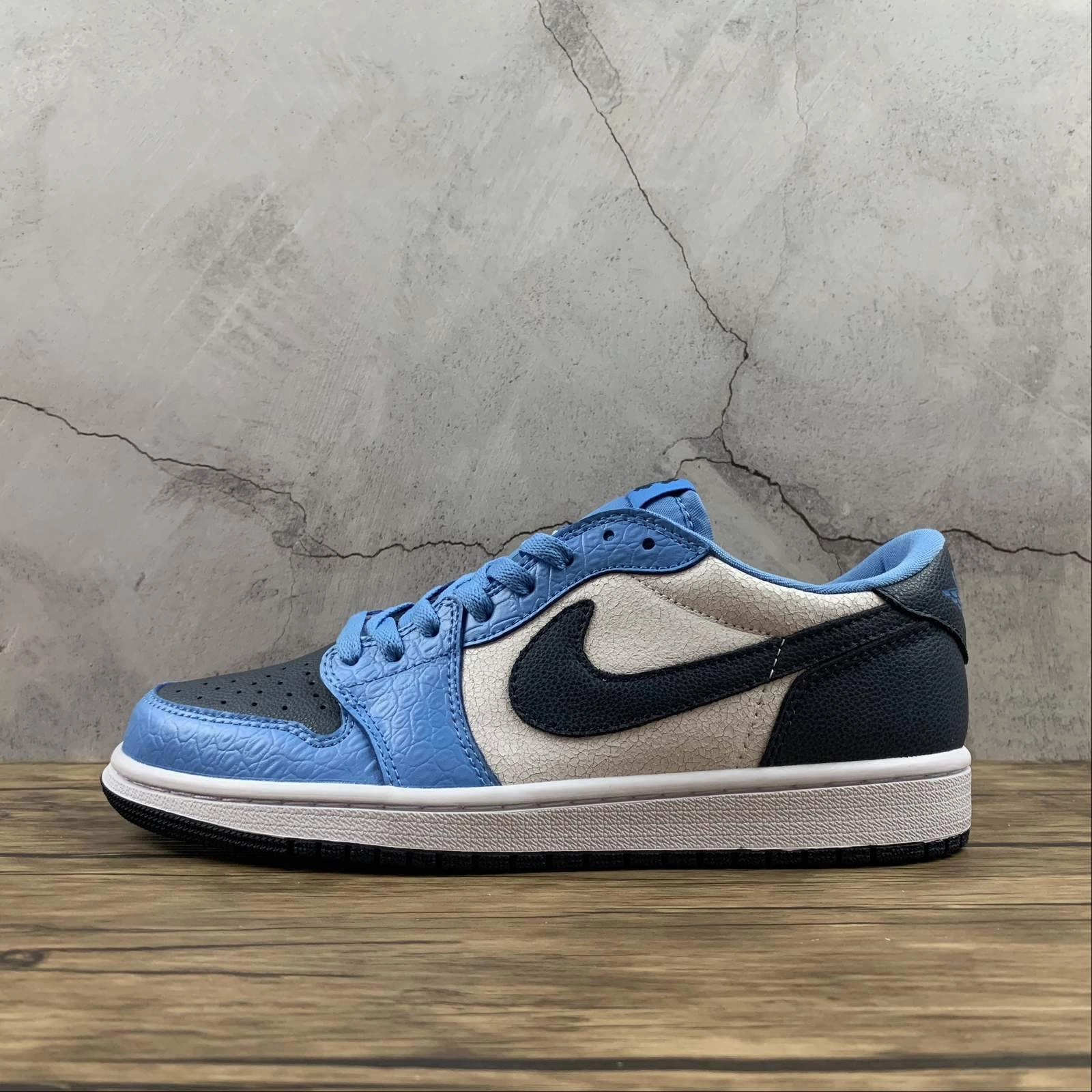 Breath Mesh Air Jordan 1 Low Dk Blue CZ0356-200