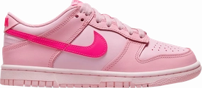 Padded Arch Minimal Pressure Nike Dunk Low Triple Pink GS