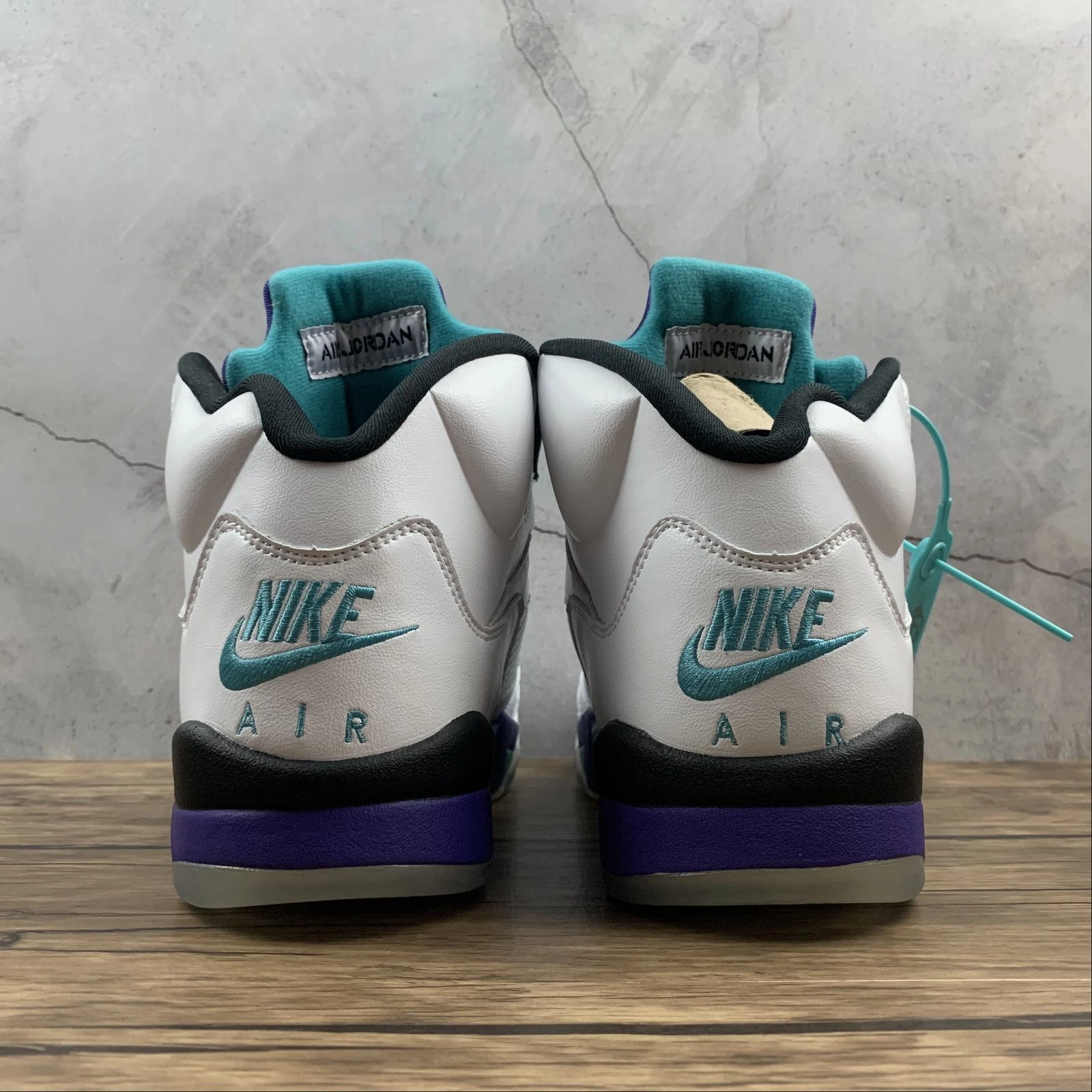 Sport Pride Air Jordan 5 Retro NGR White New Emerald-Grape Ice  AV3919-135