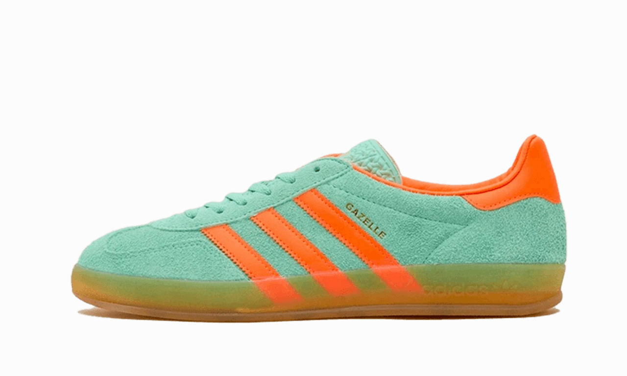 Slip In Adjustable Strap Adidas Gazelle Indoor Pulse Mint