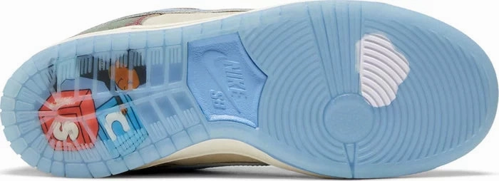 Traction Enhanced Pattern Flexible Grooves Nike Dunk Low SB Crenshaw Skate Club