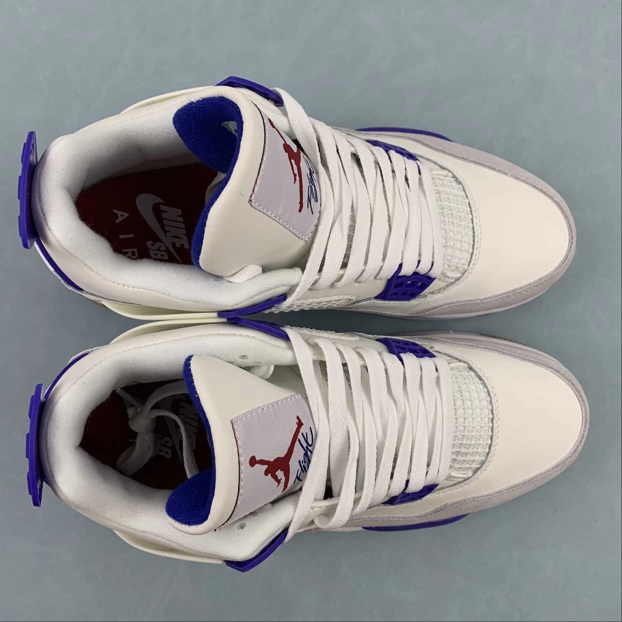 Abrasion Guard SB x Air Jordan 4 Retro Sapphire White Royal Blue Gum DR5415-102