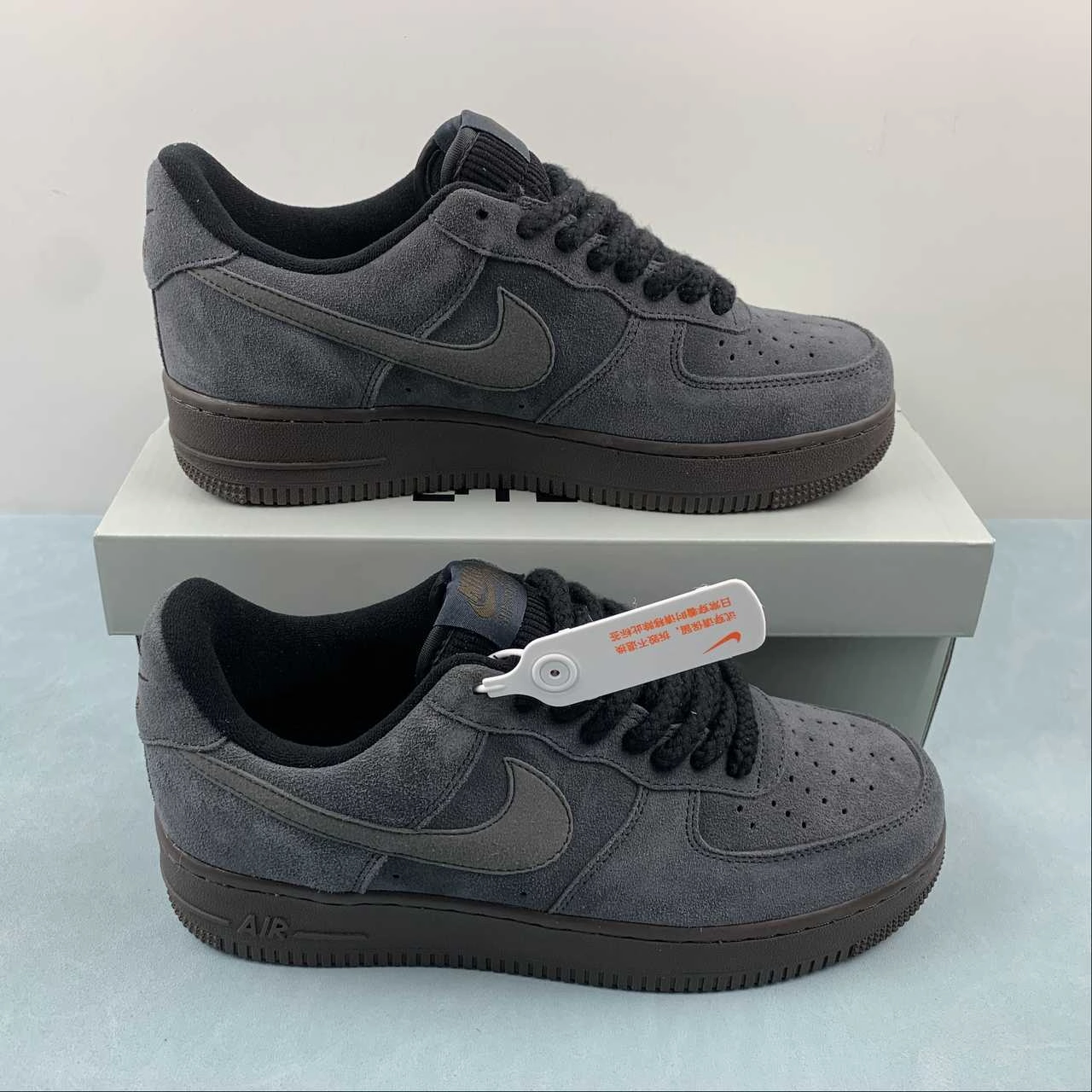 Air Force 1 07 Low Off Noir Dark Chocolate White DO6730-001 Traction Control Fit Today