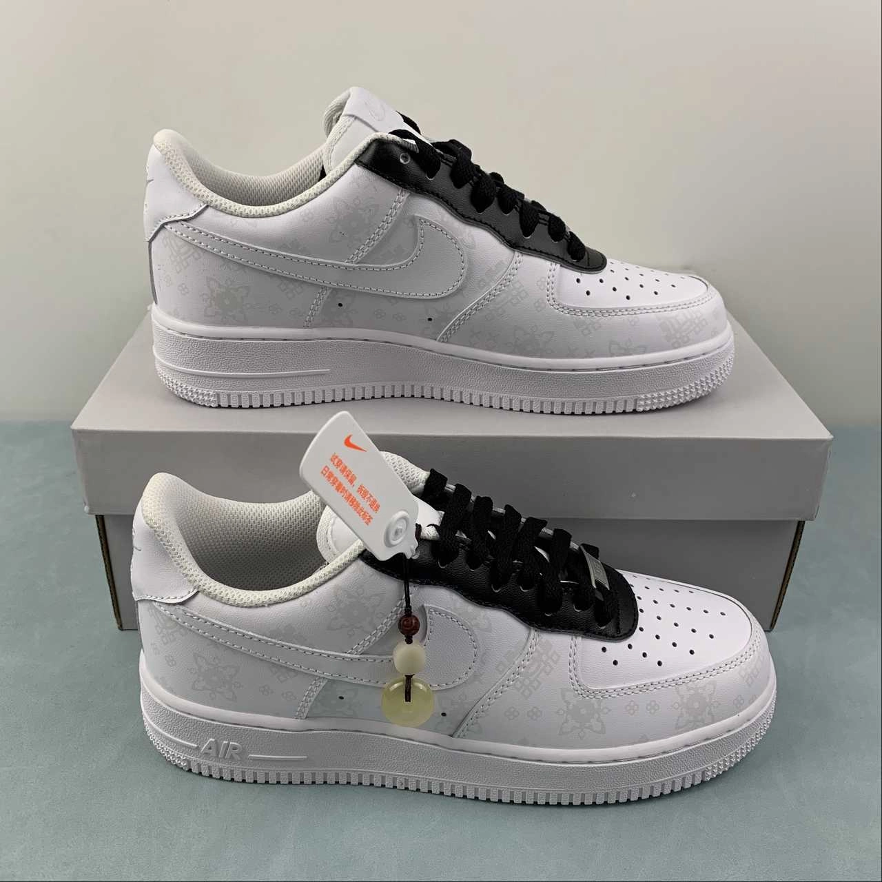 Air Force 1 07 Low White Black White Team 50 CW2288-111 Comfy Fit Easy Fit