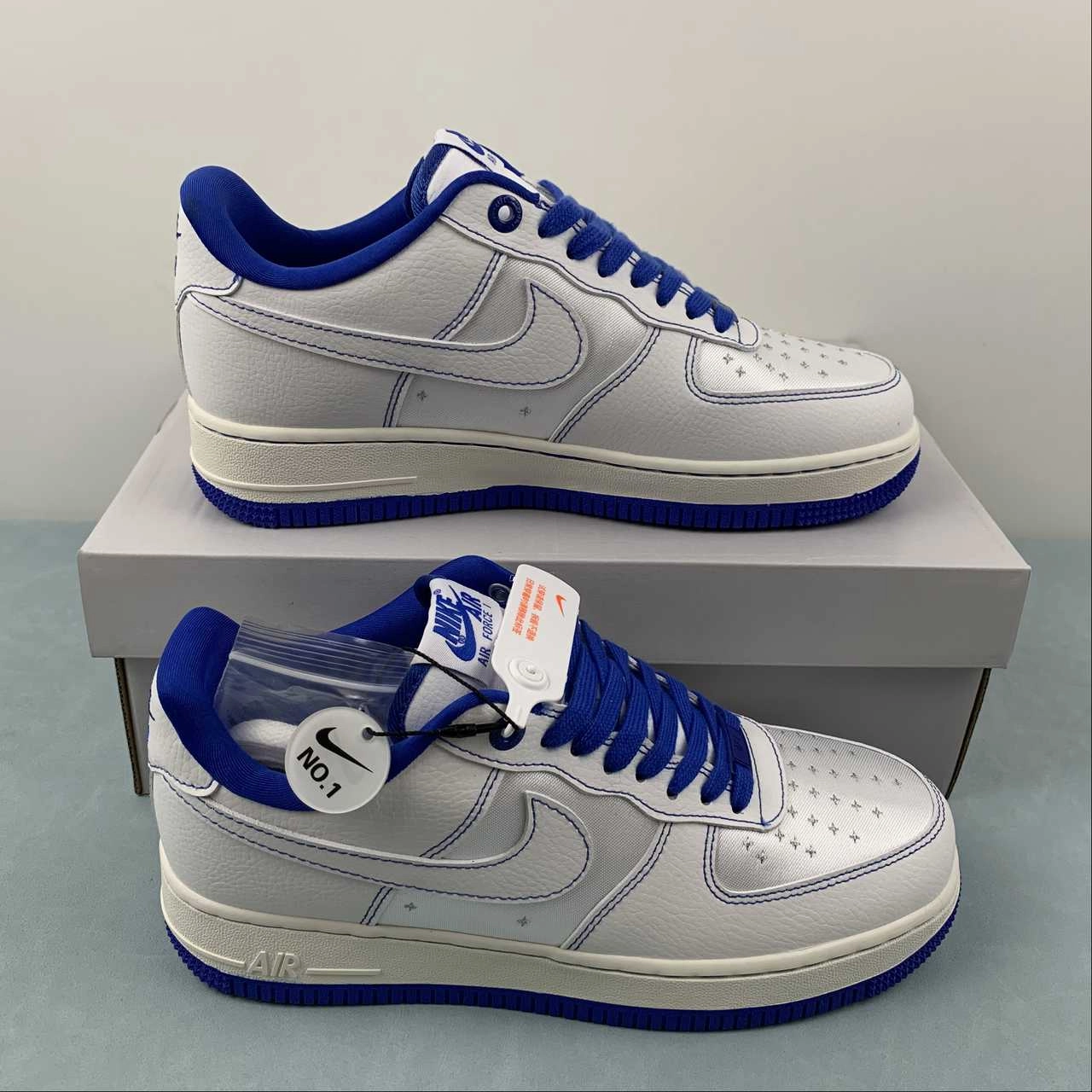 Urban Pace Air Force 1 07 Low White Blue Silver CV1724-108