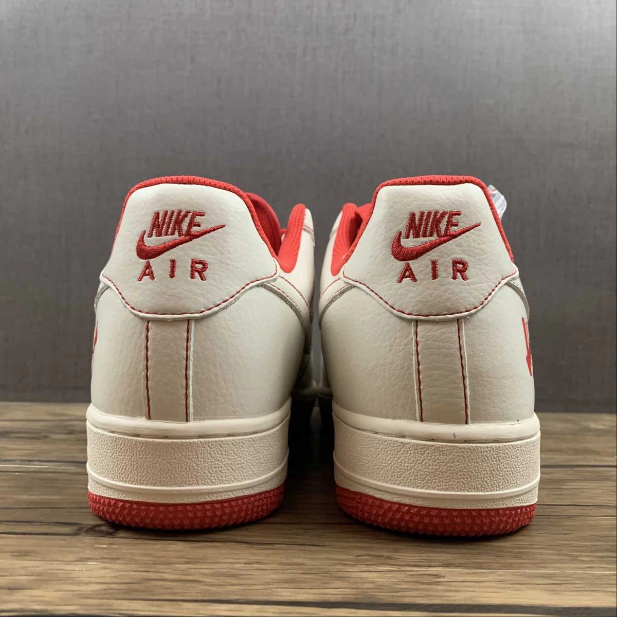 Undefeated x Air Force 1 Low Beige Red White UN1315-801 Commuter Life