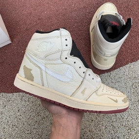 Air Jordan 1 Hi OG NRG x Nigel Sylvester V BV1803-106 Bendable Slip On Construction