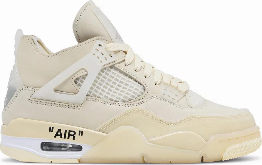 Nike Jordan 4 Off White Sail W Compression Resistant Collar Ergo Support