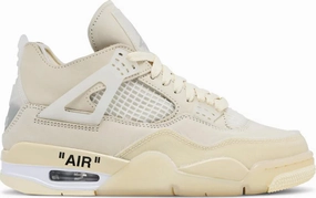 Nike Jordan 4 Off White Sail W Compression Resistant Collar Ergo Support