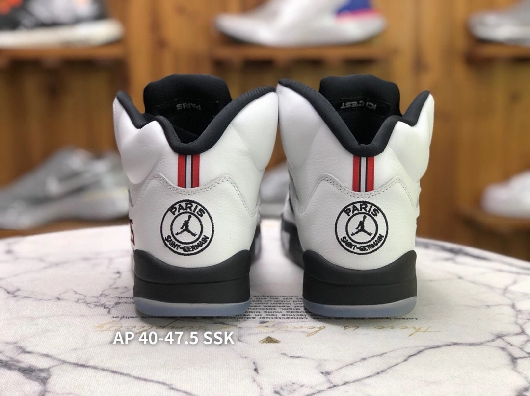 Dynamic Harness System Air Jordan 5 Retro Paris Saint Germain White AV9175-101