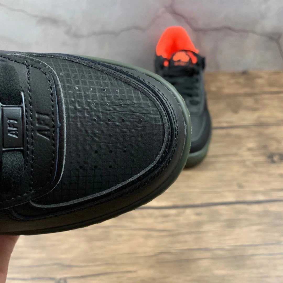 Air Force 1 Shadow Hyper Crimson Black Orange CQ3317-001 Test Step Coastal Mood