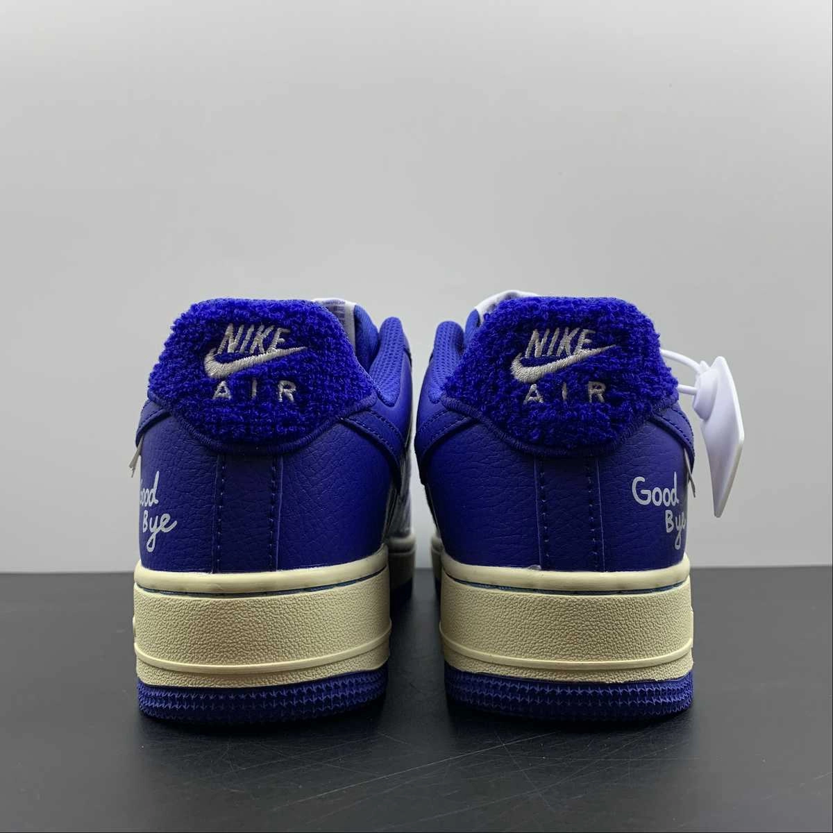 Unisex Comfort Leather Upper Air Force 1 07 LV8 Goodbye 82 Blue White DO5220-165