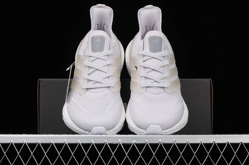 Walk Routine Adidas UltraBoost 21 Grey White FY0556