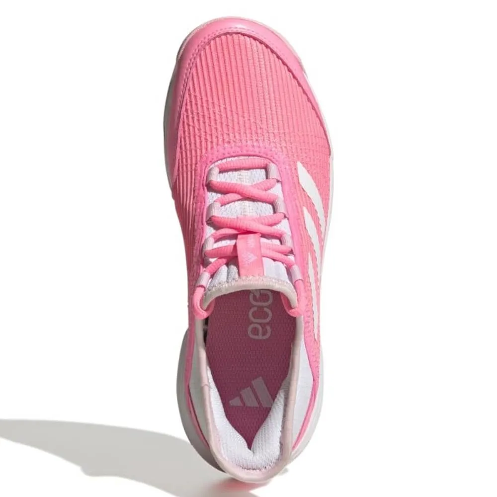 adidas adizero Club Junior Tennis Shoe (Pink/White)