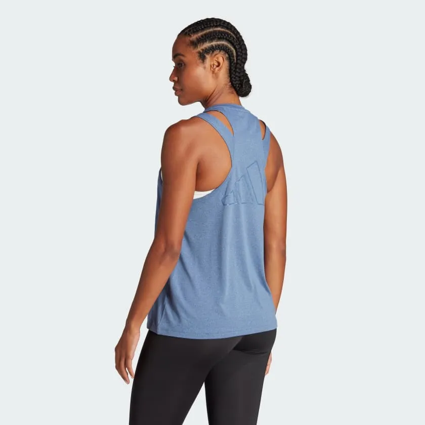 ADIDAS AEROREADY TRAIN ESSENTIALS 3 BAR LOGO TANK TOP - HZ5660