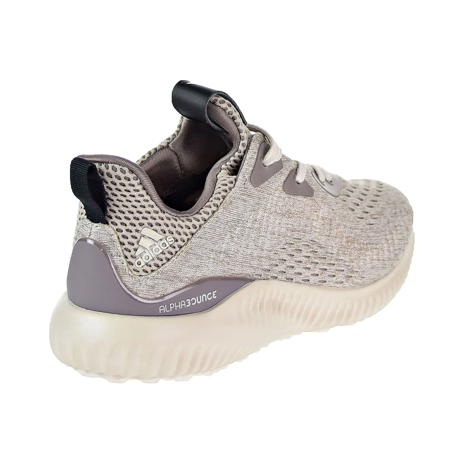 Adidas Alphabounce EM J Big Kid's Running Shoes Tecear/Core Brown
