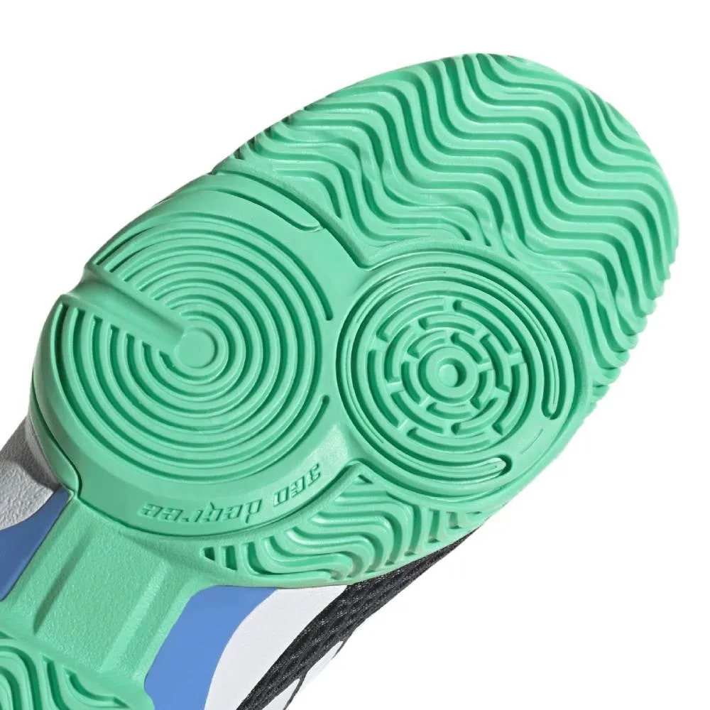 adidas Barricade Junior Tennis Shoe (Blue)