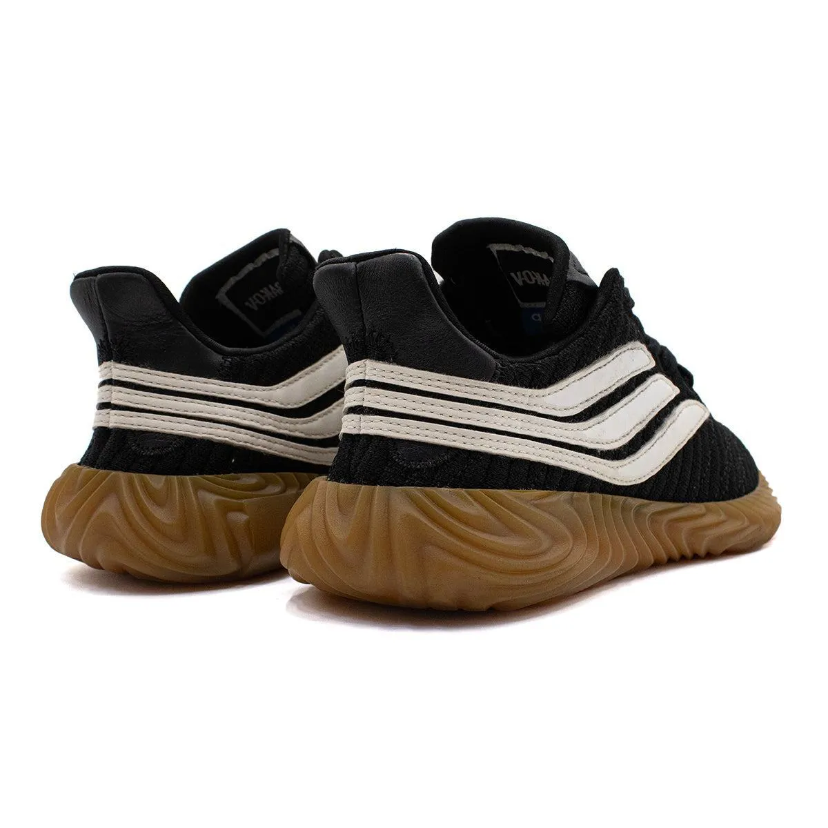 Adidas Sobakov Sport Shoes Fabric Black Colour For Men