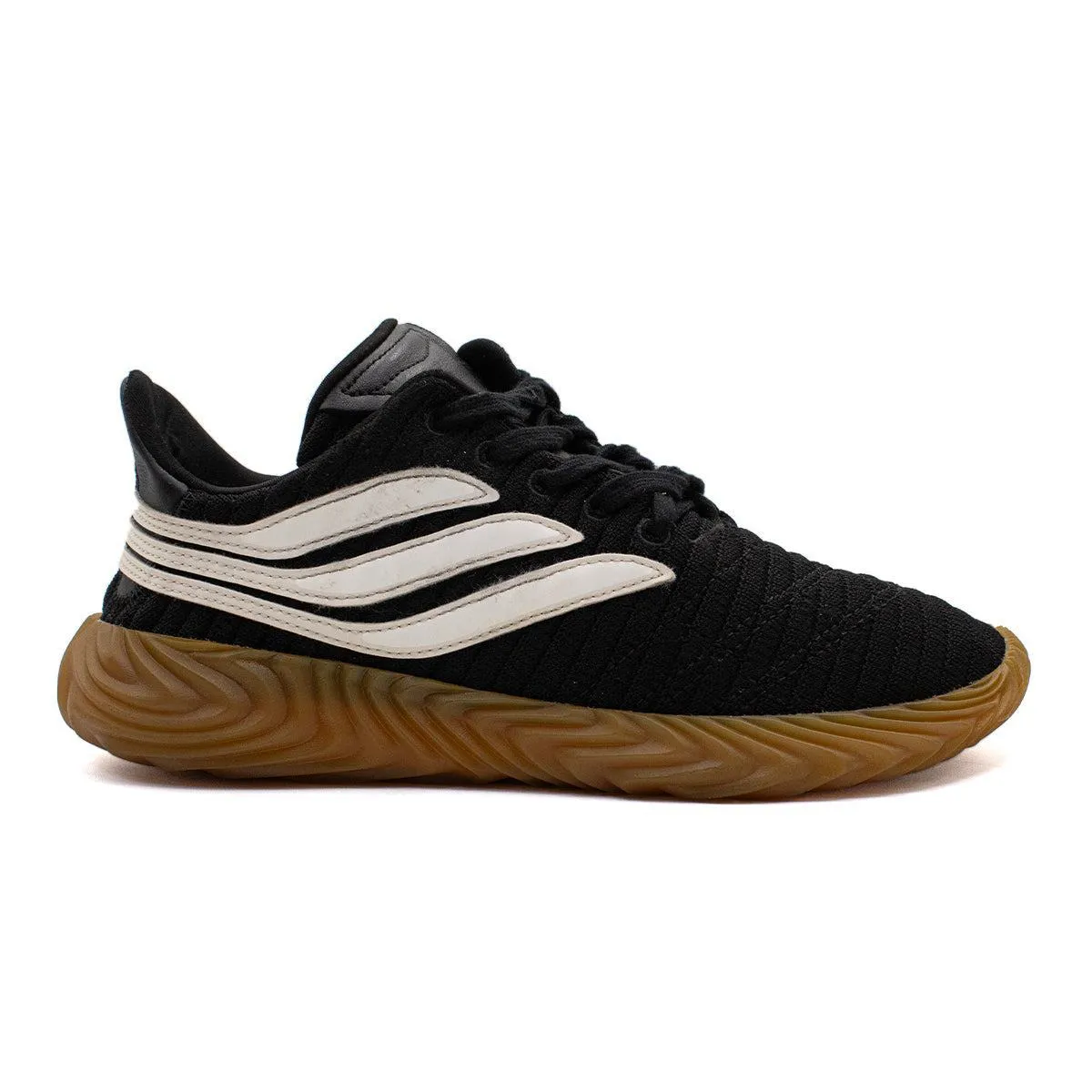 Adidas Sobakov Sport Shoes Fabric Black Colour For Men
