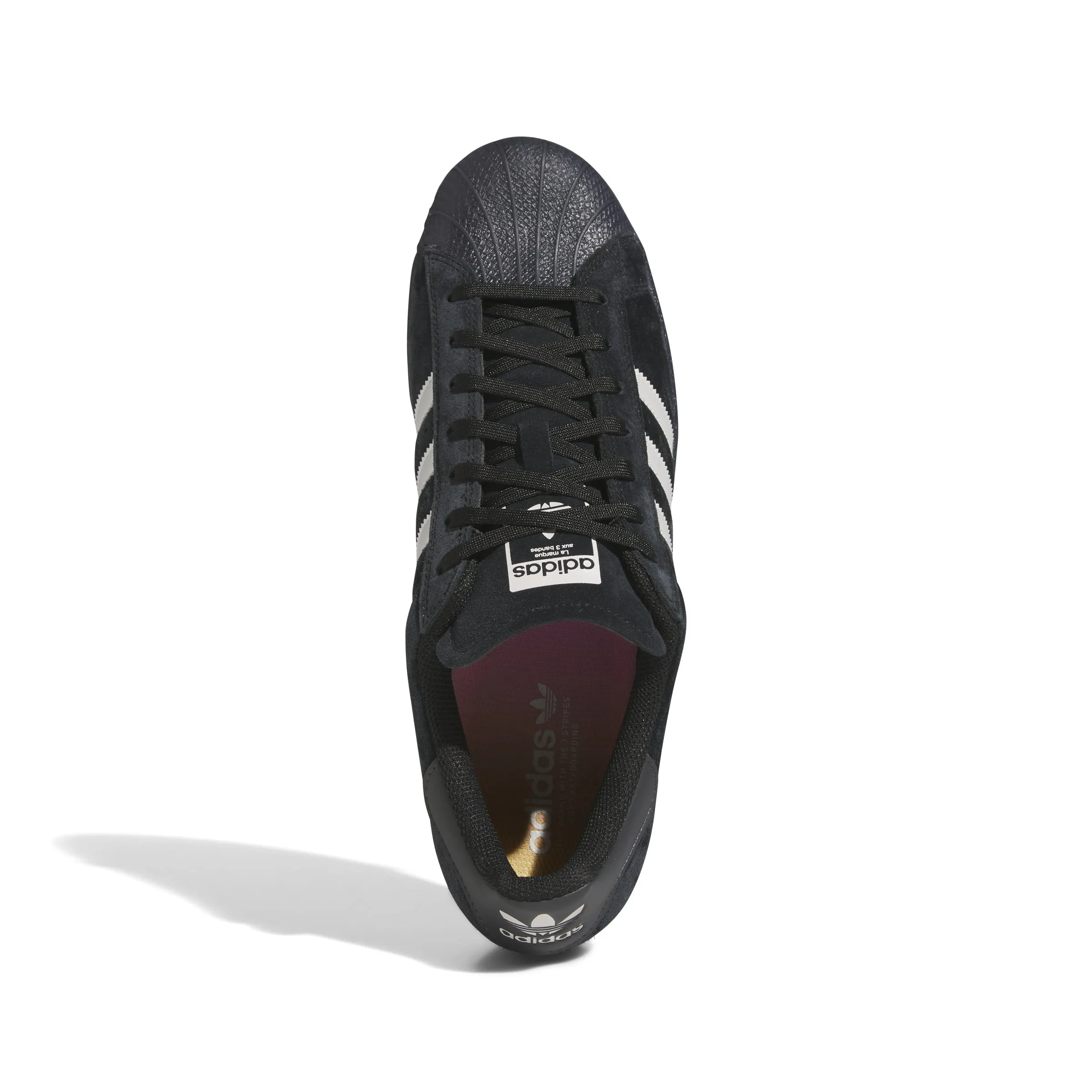 Adidas - Superstar ADV in Core Black/Zero Metallic/Spark