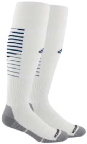 ADIDAS TEAM SPEED II SOCK WHITE/NAVY