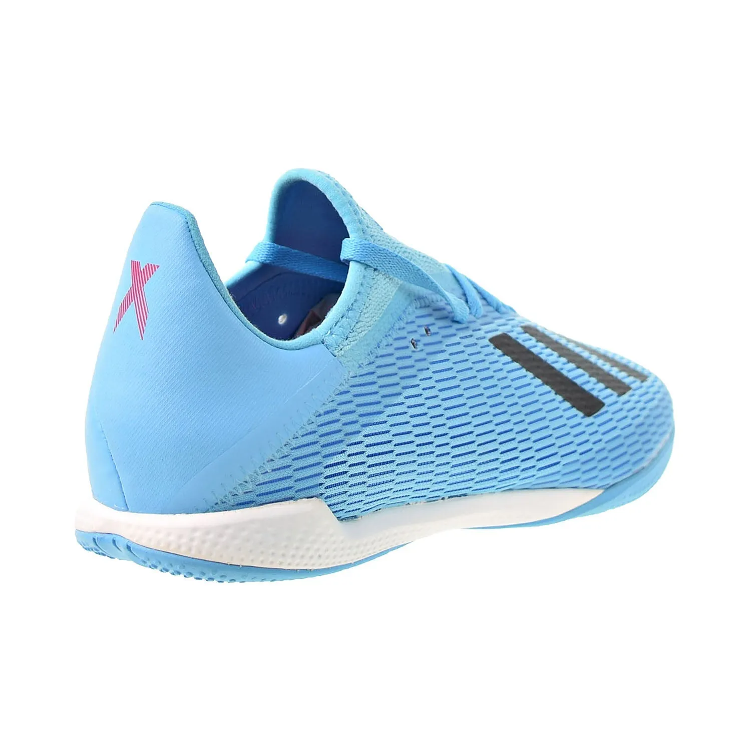 Adidas X 19.3 Indoor Soccer Men's Shoes Bright Cyan-Core Black-Shock Pink