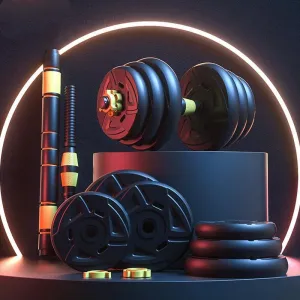 Adjustable Dumbbell Barbell With Weights