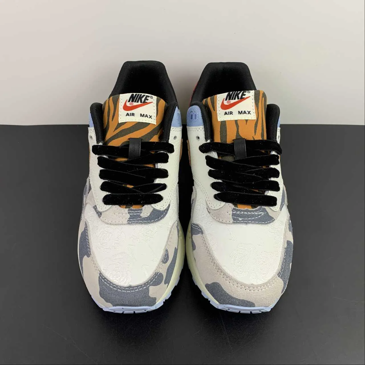 Air Max 1 87 Great Indoors Sail Black Celestine Blue Picante Red FD0827-133 padded - lining shoes